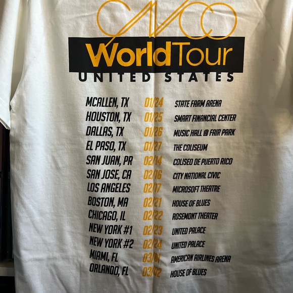 CNCO world tour T-shirt size medium - Picture 2 of 3